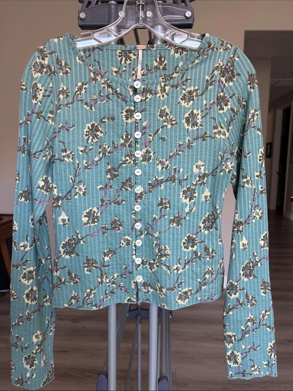 Free People Tilly Long-Sleeve Crop Cardigan (Med) (NWOT)